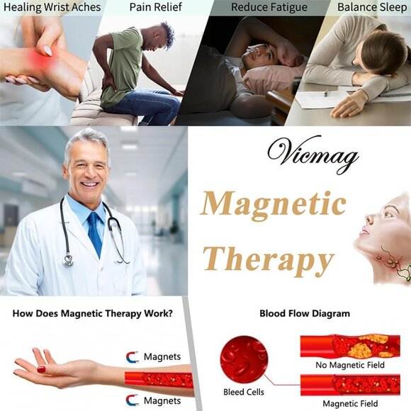 Lightweight Tree of Life Copper Bracelet for Men - 5000 Gauss Magnetic Power - Picture 2 of 9